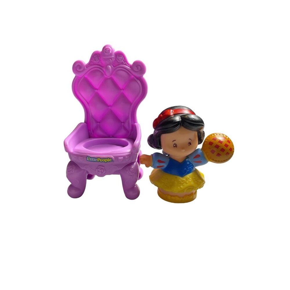 Fisher Price Little People Disney Princess Snow White Purple Throne
